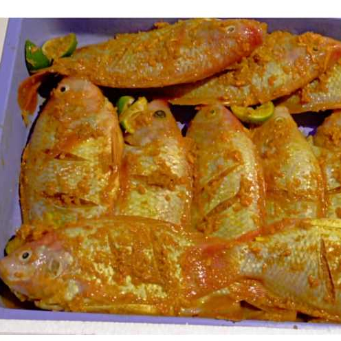 

Ikan nila bumbu kuning Siap Saji/Praktis/Enak/Higienis dan Tanpa Pengawet