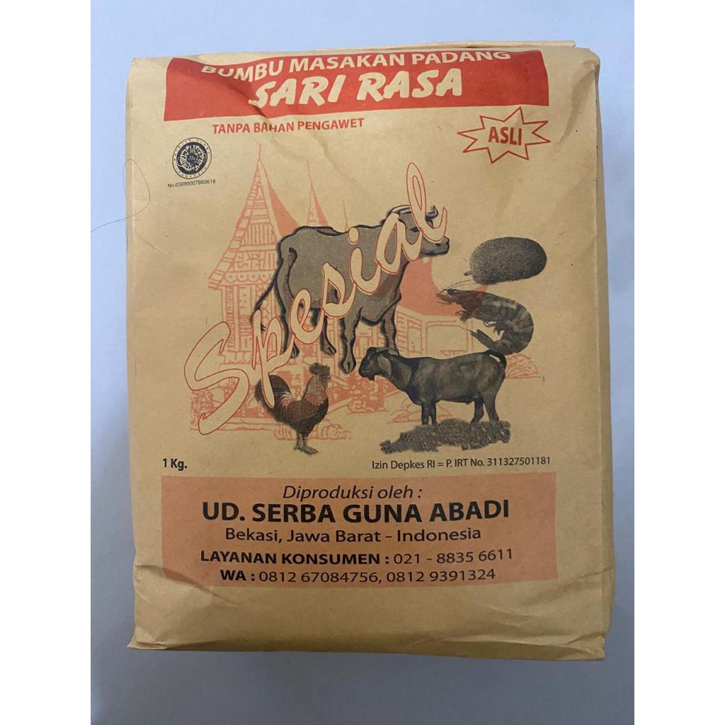 

BUMBU MASAKAN PADANG PREMIUM TASTE SARI RASA 1kg