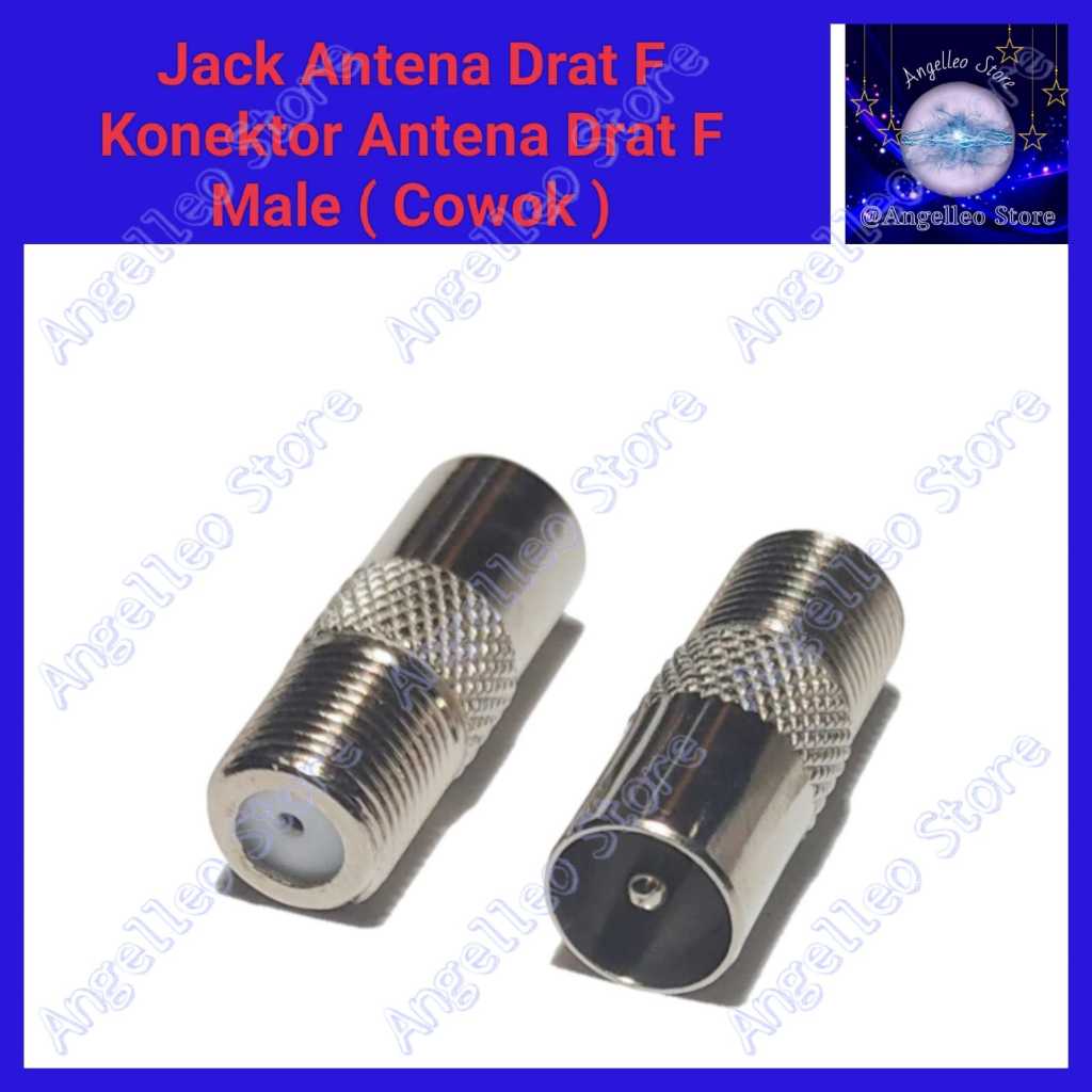 Jack Antena TV Dart F~Konektor Antena TV Dart F~F Drat~Lurus~Male