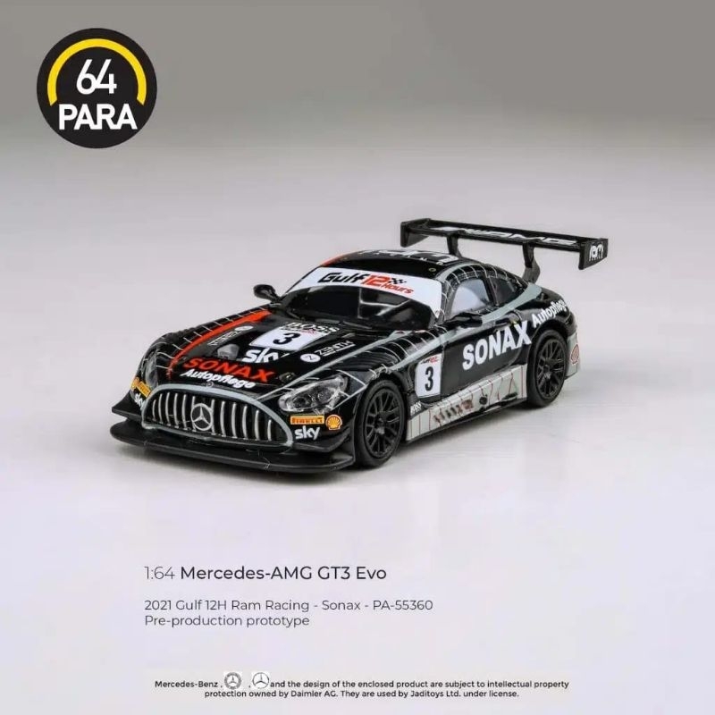 Para64 1/64 Diecast Mercedes AMG GT3 EVO