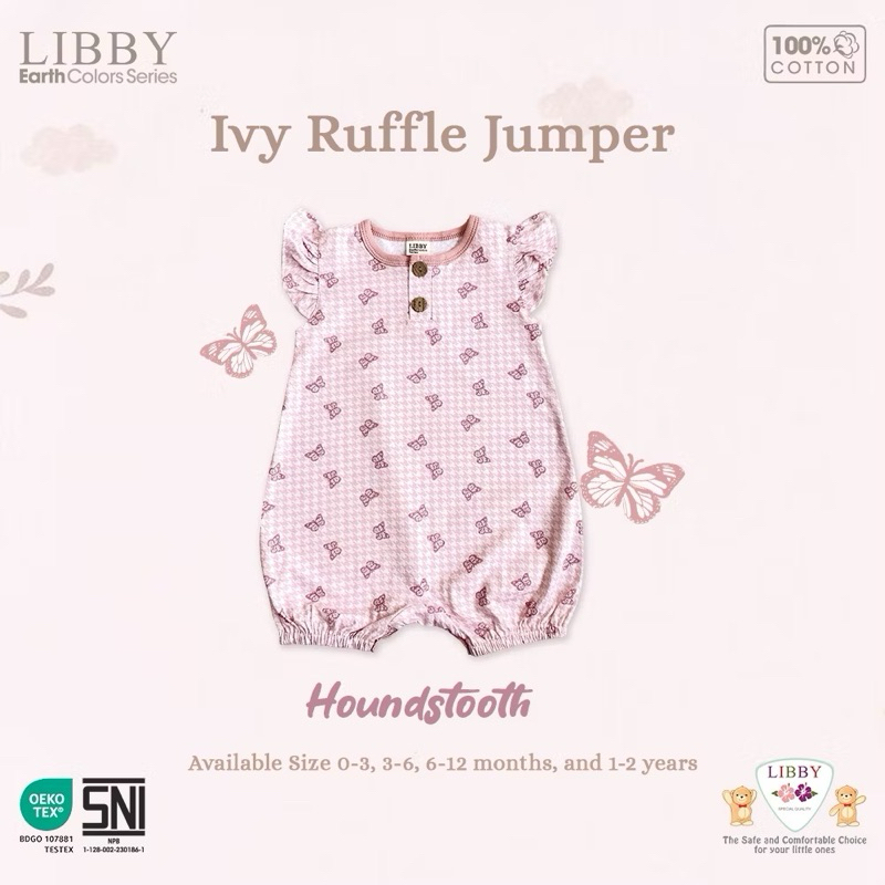 LIBBY JUMPER BABY ROMPER LIBBY JUMPSUIT FLUFFY BABY WEAR MURAH // FLUFFY BABY JUMPSUIT BAYI