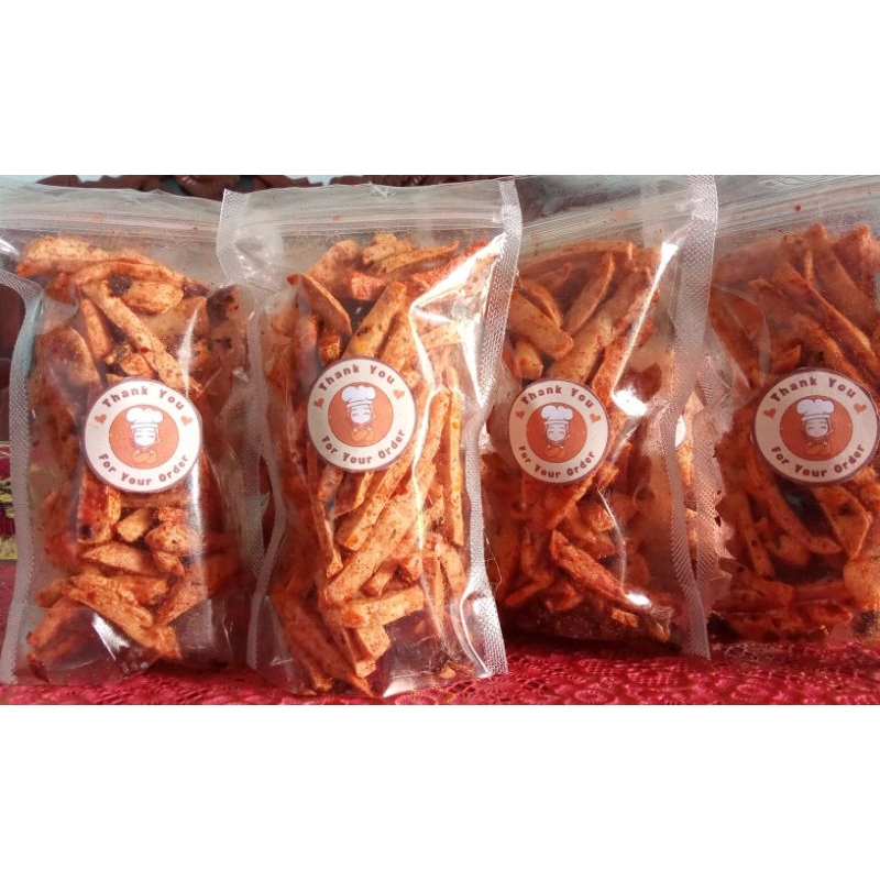 

Basreng Chili oil dan Daun jeruk
