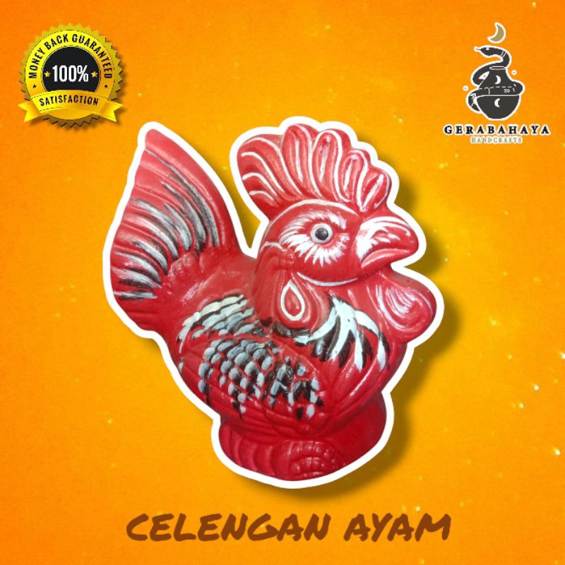 CELENGAN AYAM JAGO GERABAH TANAH LIAT TRADISIONAL