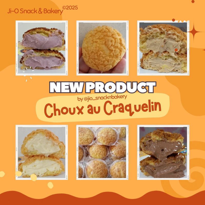 

CHOUX AU CRAQUELIN / CHOUX CREAM PUFF