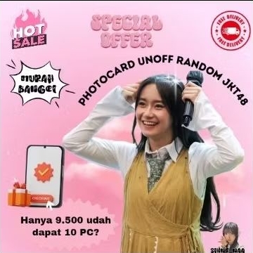 Photocard random Freya, Christy, Flying high, Flora, Kathrina, Marsha