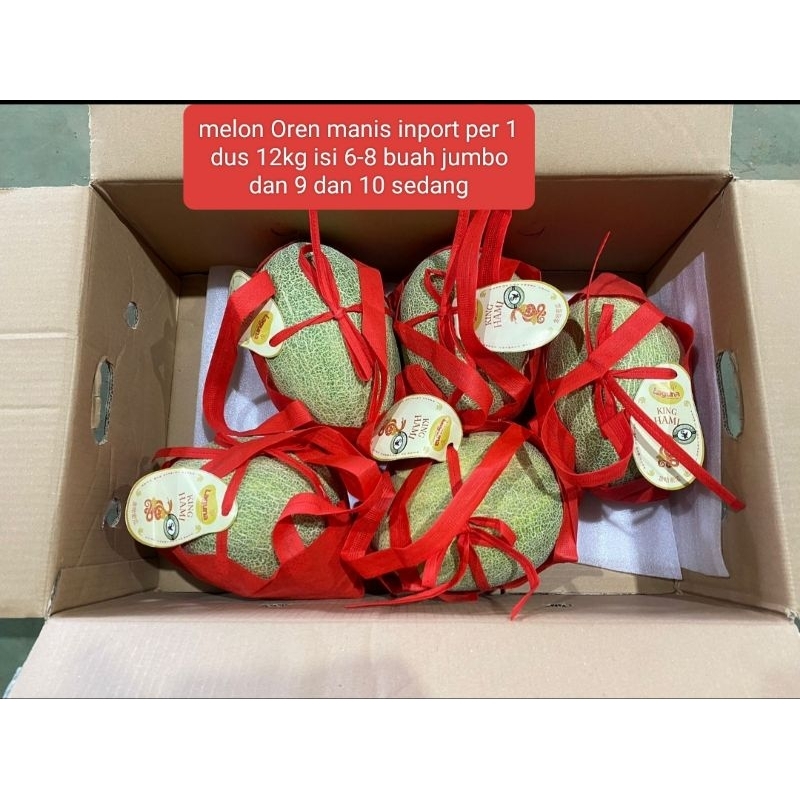 

Buah melon import melon Oren 1 dus buah