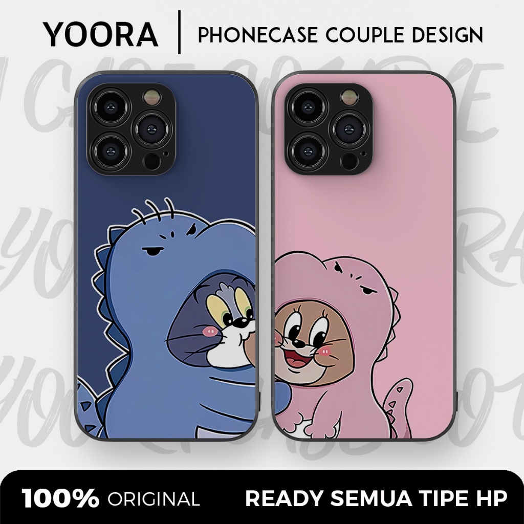 [TJ30] Custom Case Couple Tom and Jerry Premium Bisa Untuk Semua Tipe Hp