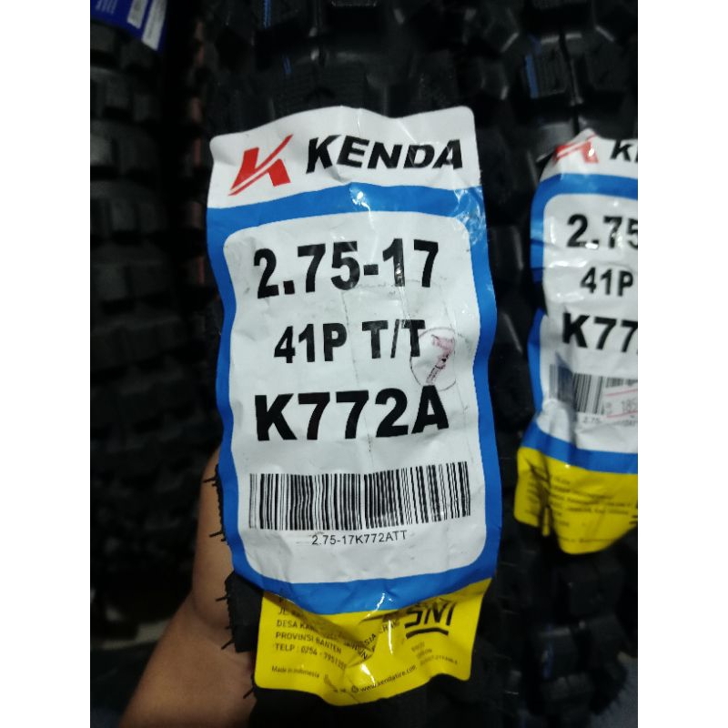 Ban Kenda Croos Ring 17 275-17 K772A Ban Offroad Ukuran 275 ring 17