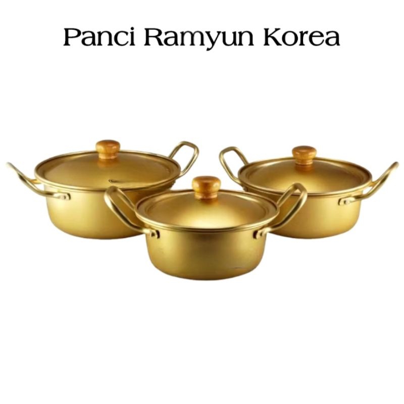 panci/Ramyun Korea/panci ramen gold ramen Korea 16cm 18cm 20cm