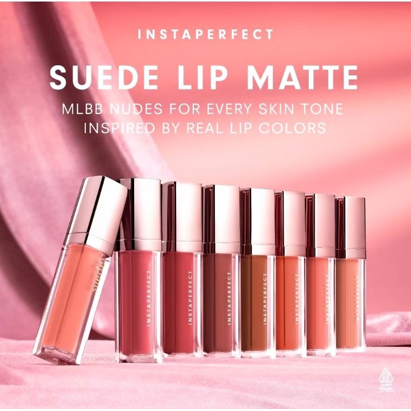 Wardah Instaperfect Suede Lip Matte/Lipcream/lipstick bibir