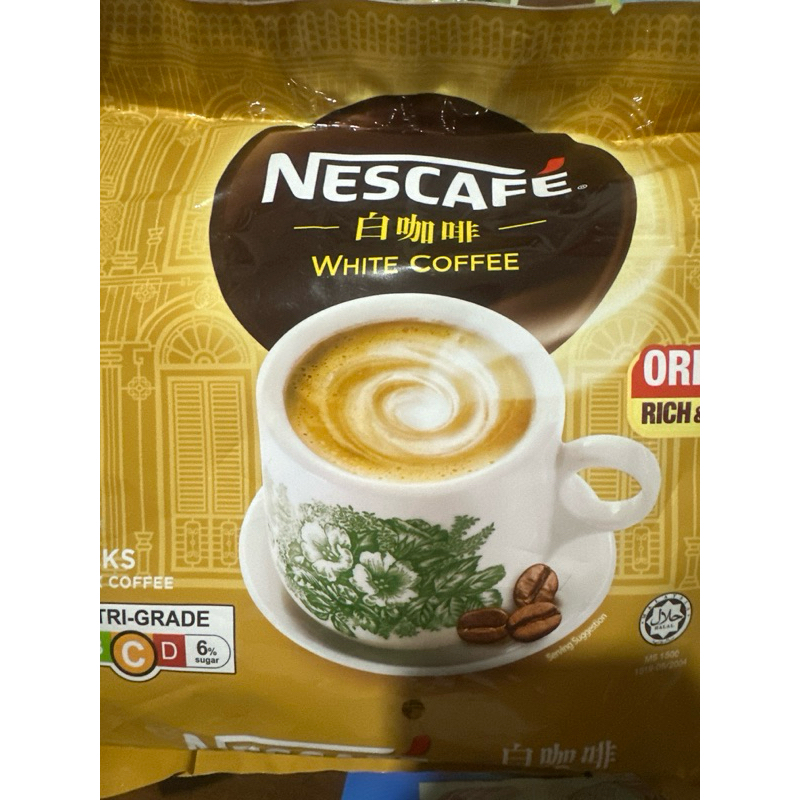 

Nescafe white coffee original rich & smooth 15 sticks