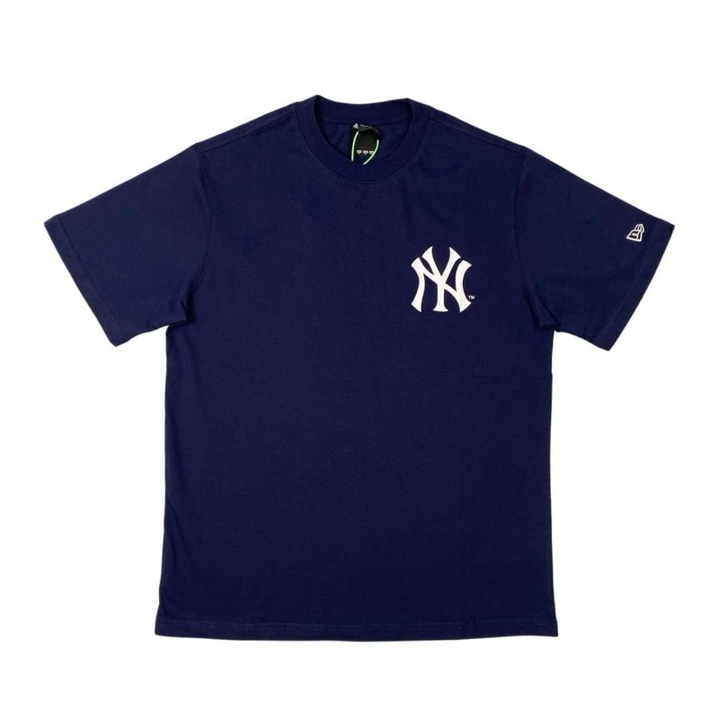 Tshirt Baju New Era New York Yankees Navy Tee