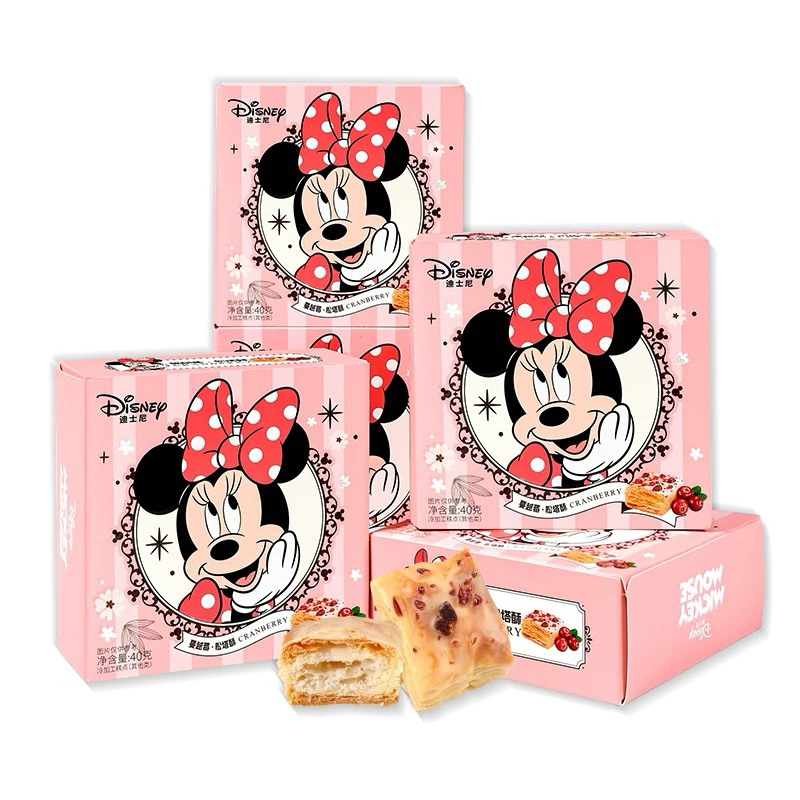 

[READY STOCK] DISNEY BISCUIT MINNIE MOUSE CRANBERRY PUFF PASTRY 40gr