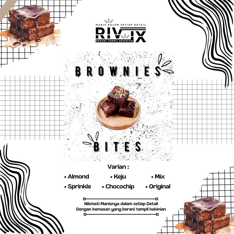 

Brownis Bites / U. 8oz dan 12oz / Hampers / Brownis Panggang