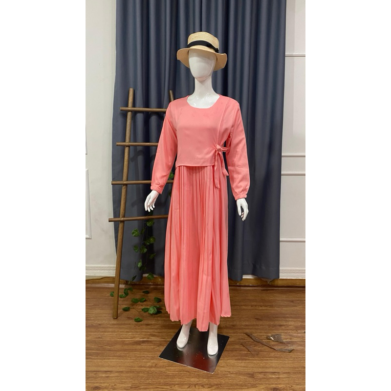 (KITAKAMU) Yuna Dress ala Korea Muslim Gamis