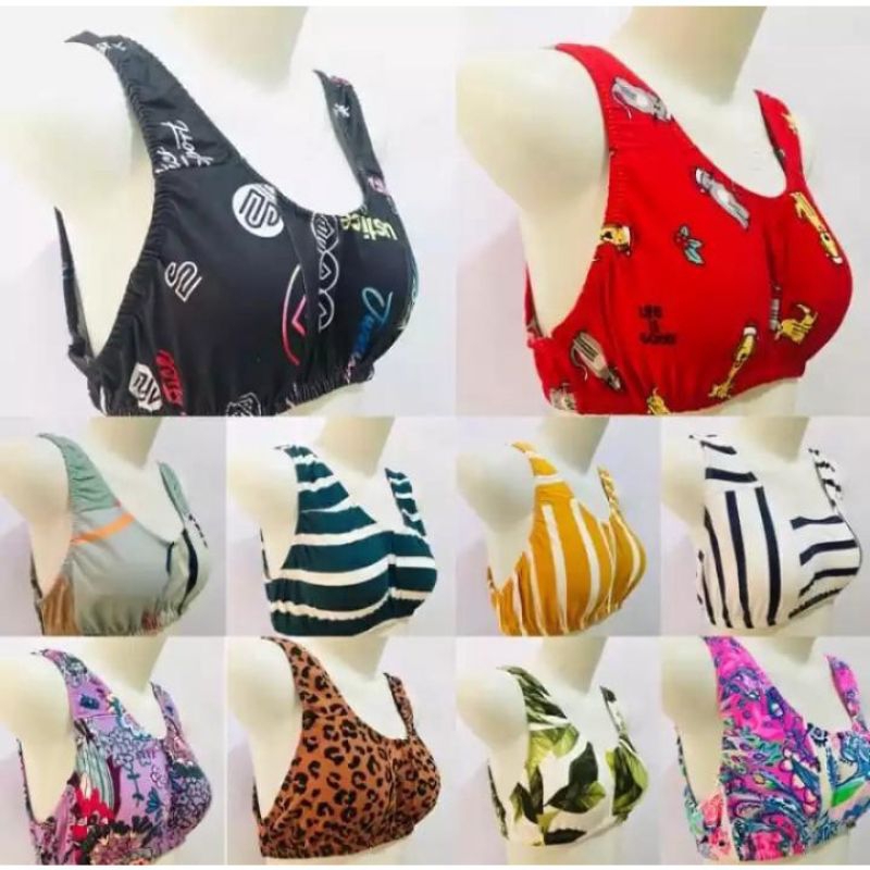 GROSIR 5 PCS  BH MINISET WANITA DEWASA DAN REMAJA MOTIF RANDOM