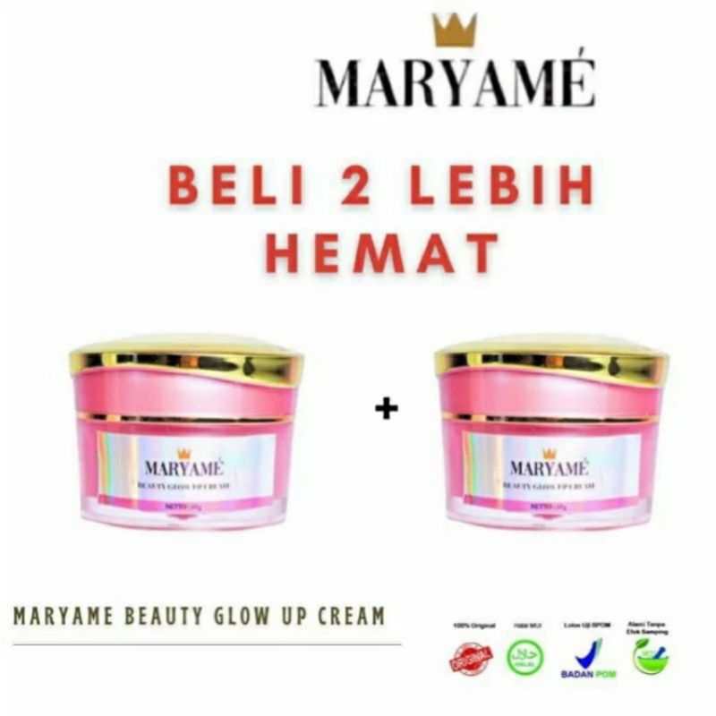 

Maryame Beauty Glow Up Cream Beli 2 Lebih hemat(2pcs)