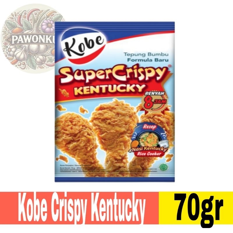 

Kobe Super Crispy Kentucky 70gr Tepung Bumbu Ayam Goreng