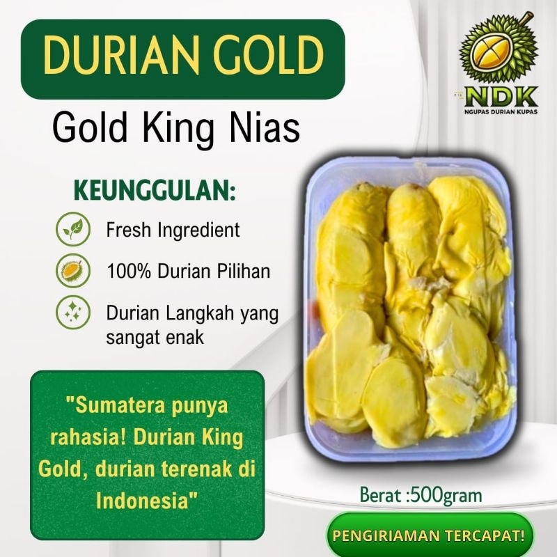 

Ngupas Durian Kupas Gold King Nias