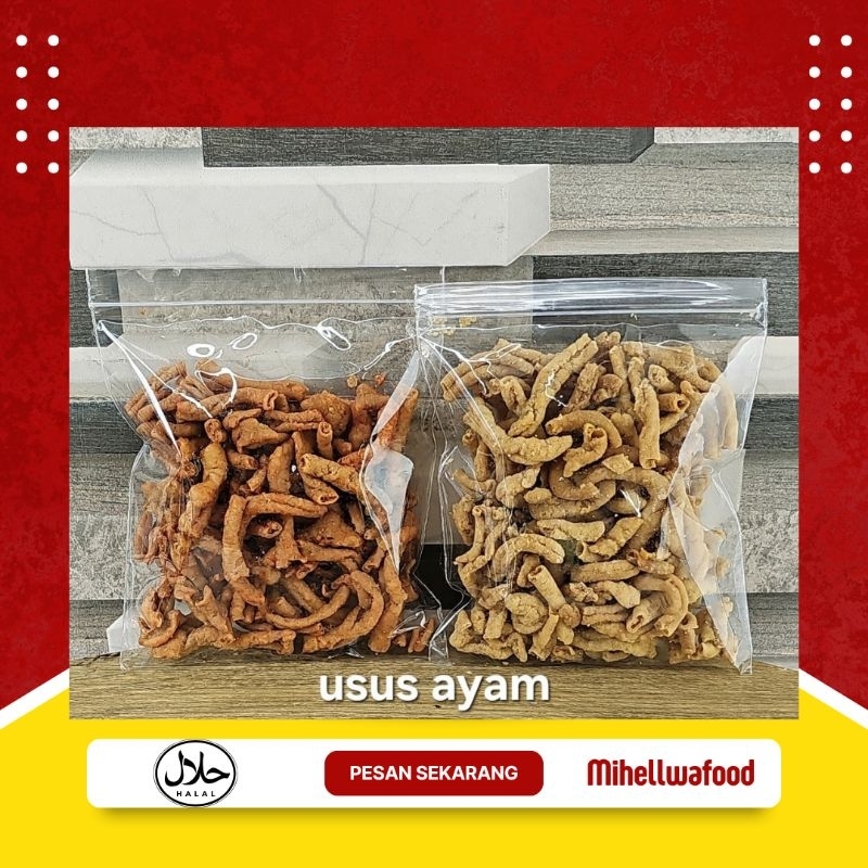

Usus ayam crispy pedas dan asin 150gram