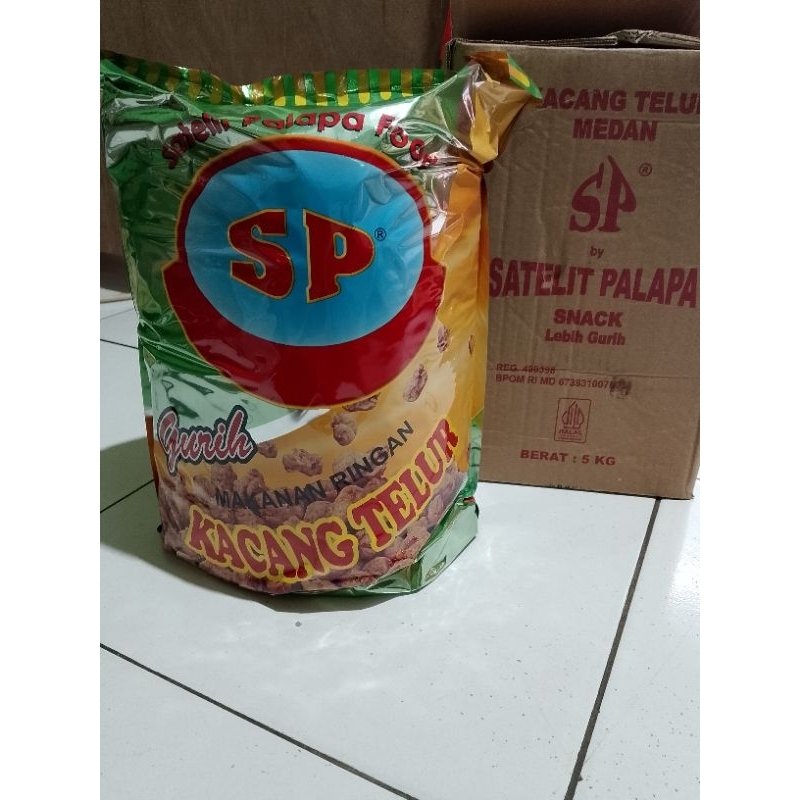 

kacang telur medan SP satelit palapa kemasan 1000gram
