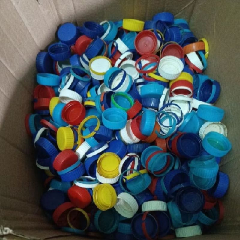[100 PCS] TUTUP BOTOL BEKAS LONG NEK TUTUP AQUA BEKAS