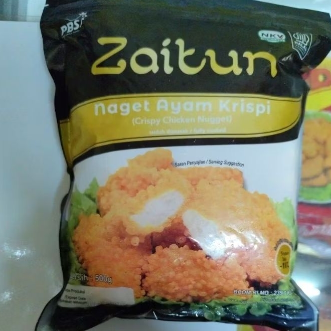 

Zaitun Nugget Ayam Crispy 500 gr