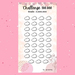 

GO SAVING Binder Saving Challenge 100.000 / Tantangan Menabung Binder A6