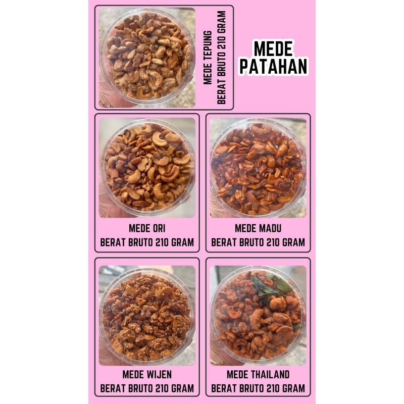 

paket kacang mede patahan lebaran