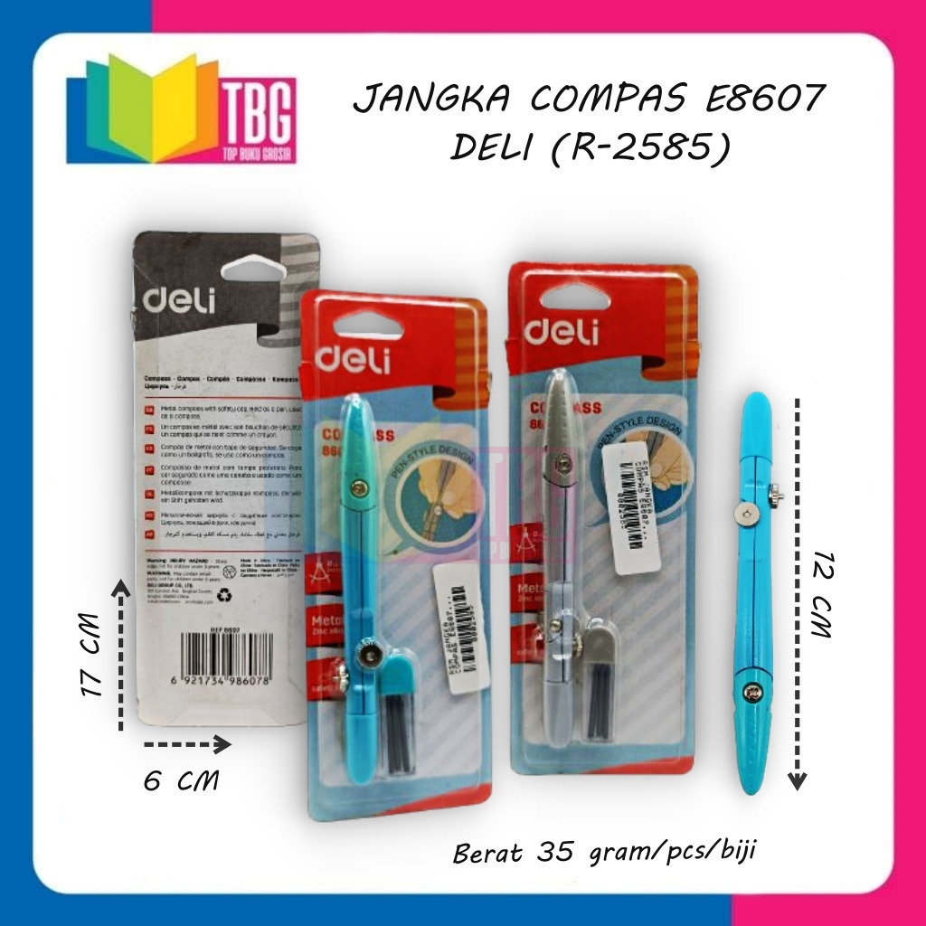 

JANGKA COMPAS E8607 DELI / JANGKA MATEMATIKA / JANGKA COMPASS (R-2585)