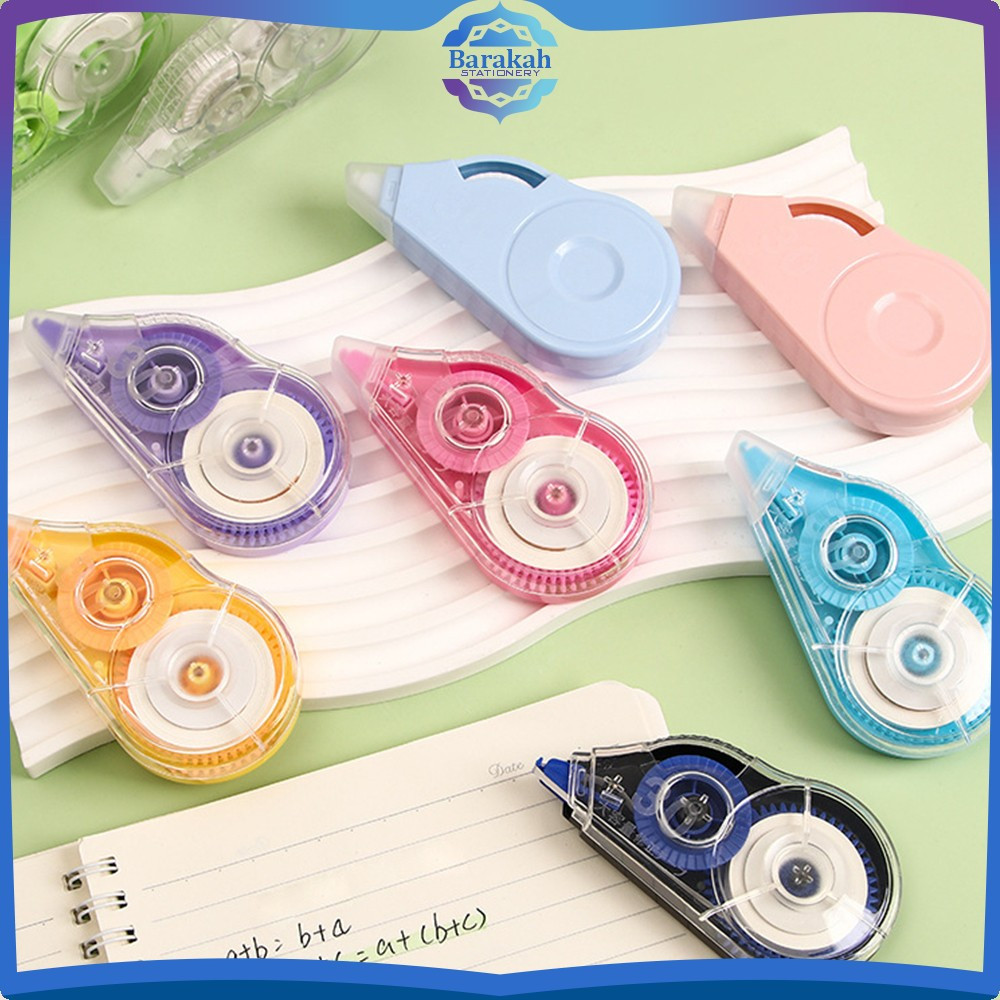 

Tipe X Kertas Roll Correction Tape Polos Serbaguna / Tip Ex Correction Pita Koreksi Perlengkapan Sekolah Anak Barakah Stationery A113
