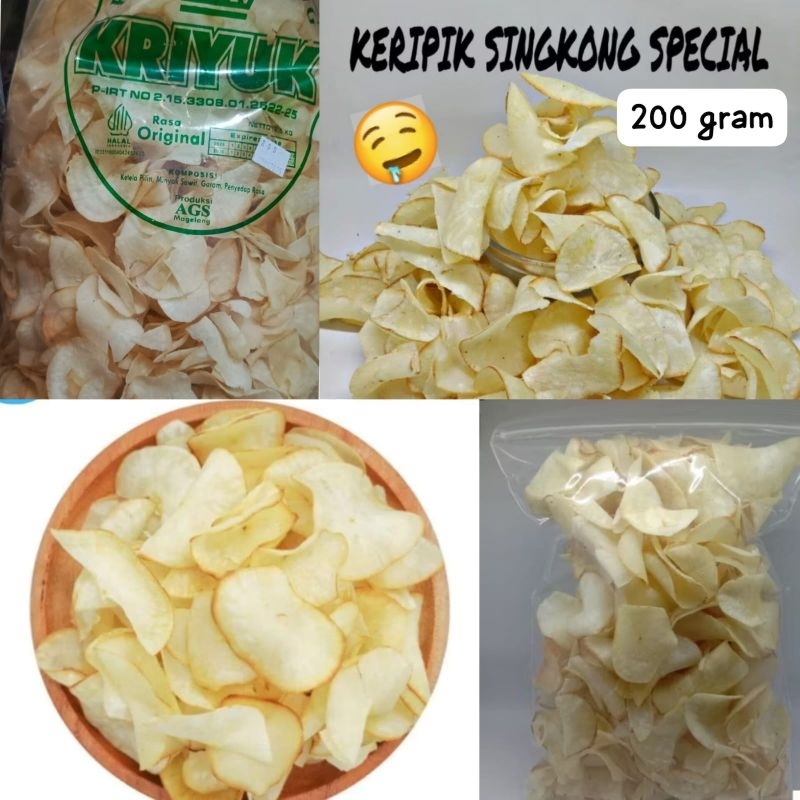 

Keripik singkong / Kripik singkong gurih / keripik singkong 200 gram