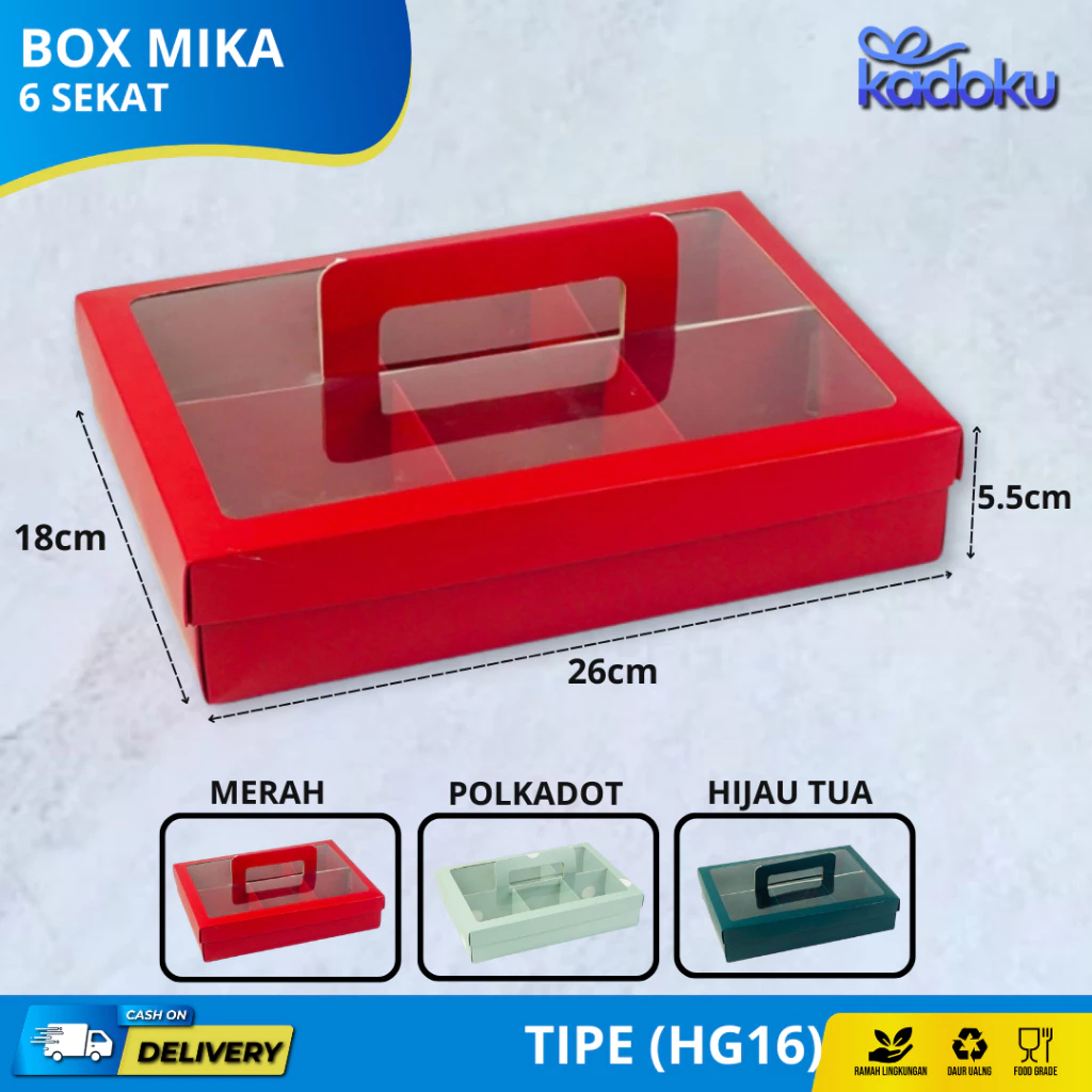 

Box Sekat Mika I Box Kue Kering I Box Nastar Sekat Box Imlek | Dos Lebaran | Dus Kue Lebaran I HG01