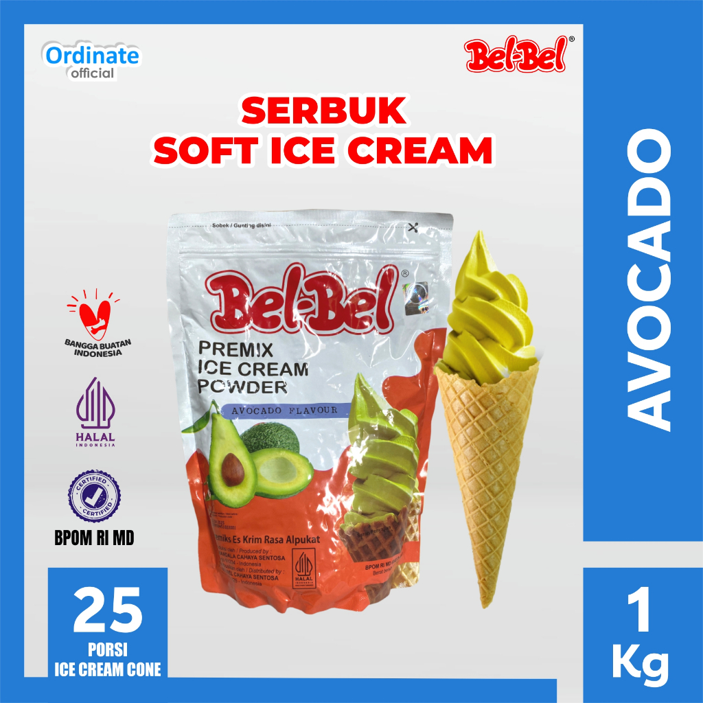 

Bubuk Es Krim Rasa Avocado Kemasan 1 Kg