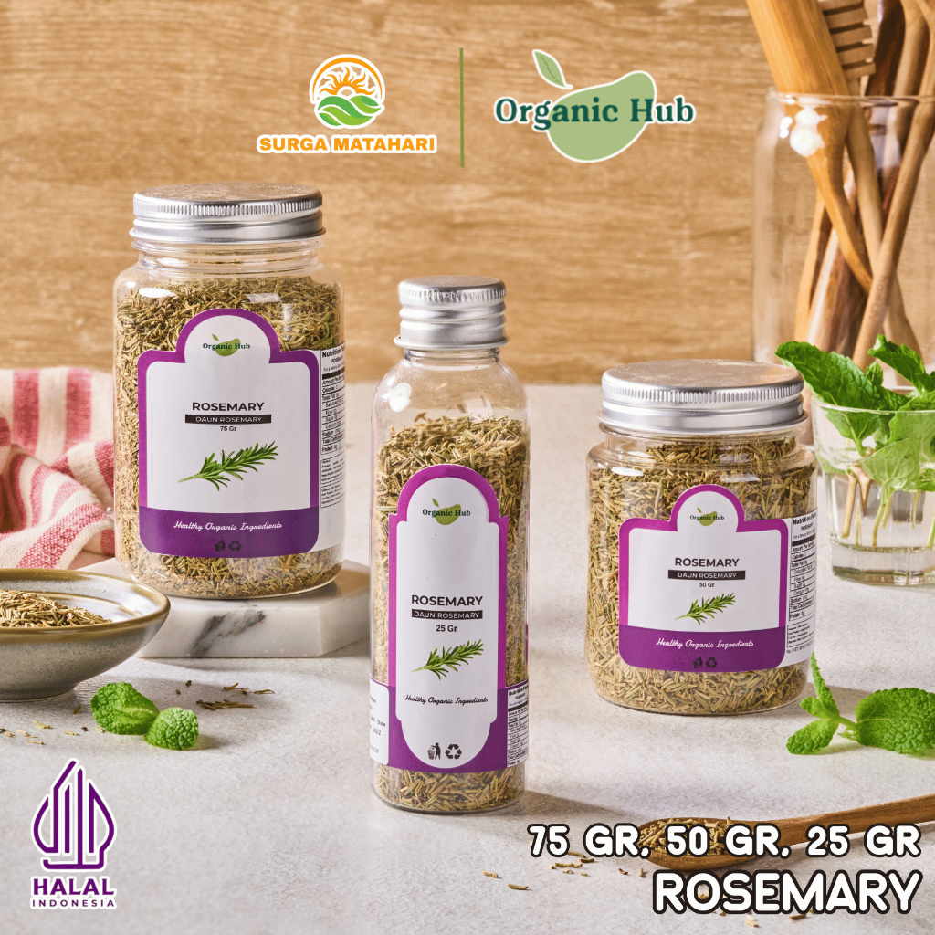 

Organic Hub Daun Rosemary Kering Bubuk Dried Rosemary