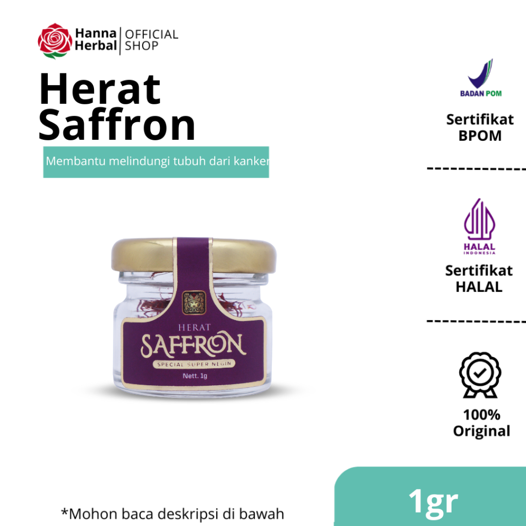 

SAFFRON 1 GR SUPERNEGIN (GRADE A+) 100% ORIGINAL