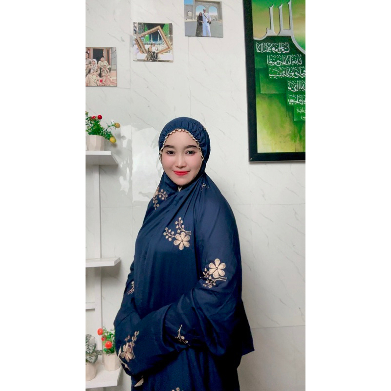 MUKENA ALAMANDA RAYON BORDIR BUNGA