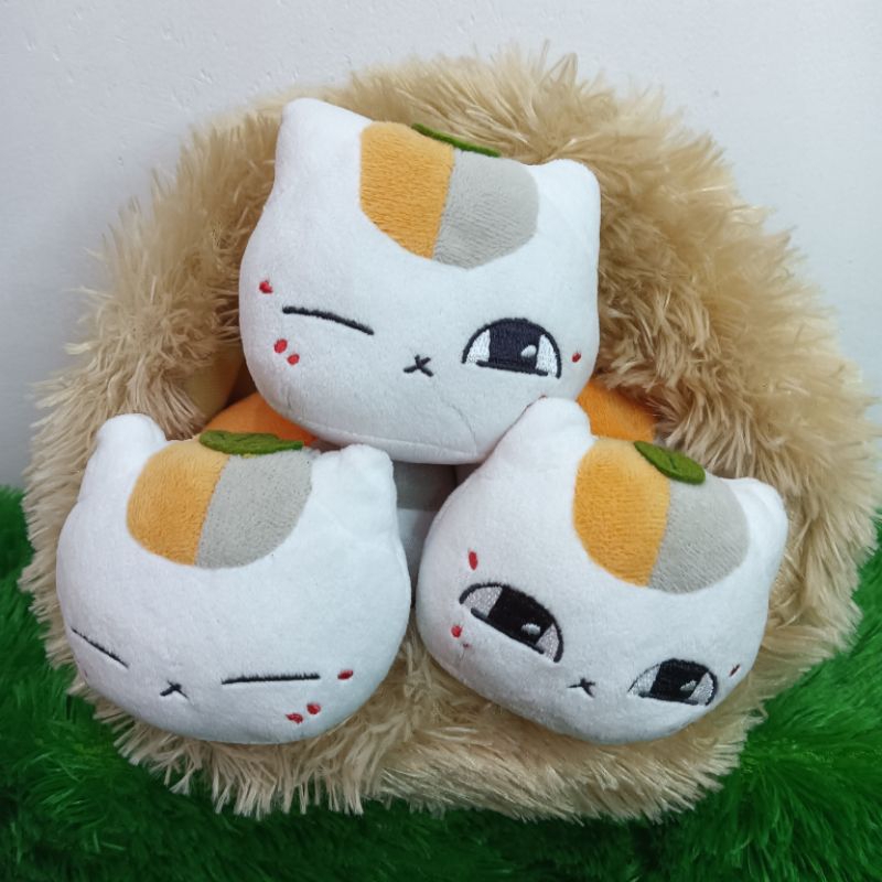 NYANKO SENSEI NATSUME YUUJINCHOU TRIPLET NYANKO PLUSH BONEKA ANIME