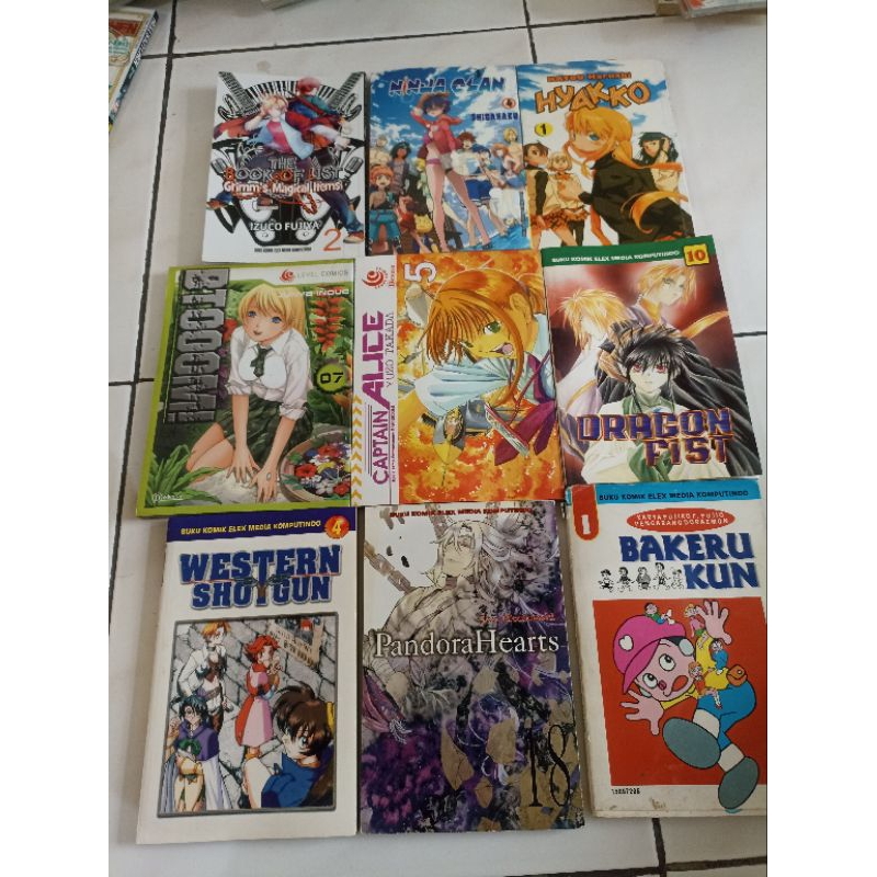 komik Western Shotgun 4 Pandora hearts 18 Bakeru kun 1