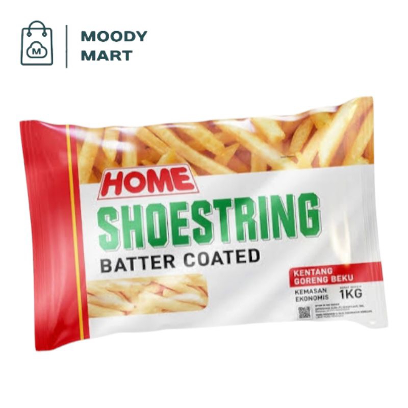 

Home Kentang Goreng Shoestring Batter Coated 1kg / Kentang Goreng Beku Murah 1kg