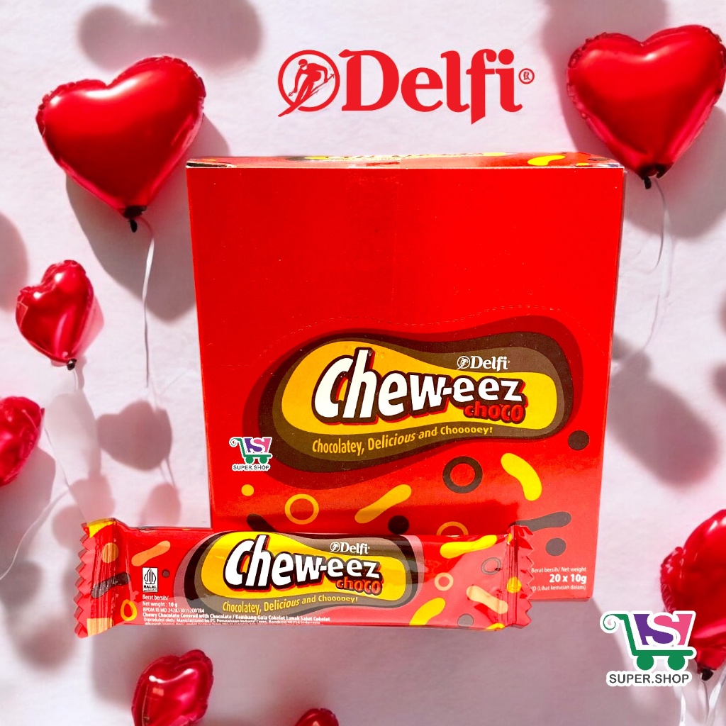 

Delfi Cheweez / Chew-eez Choco Cokelat (isi 20 pcs)