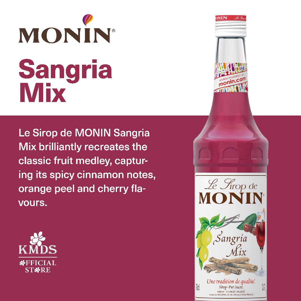 

MONIN SANGRIA MIX 70CL / 700ML