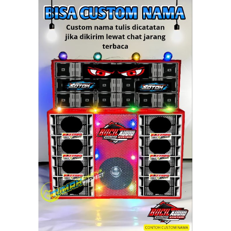 MINIATUR SOUND FULL SET SIAP BUNYI