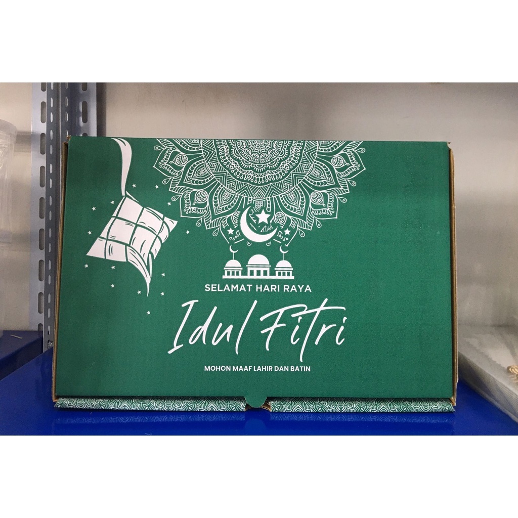 

Box eflute lebaran/ box hampers idul fitri/Sembako/Eid Mubarak/Packaging Lebaran