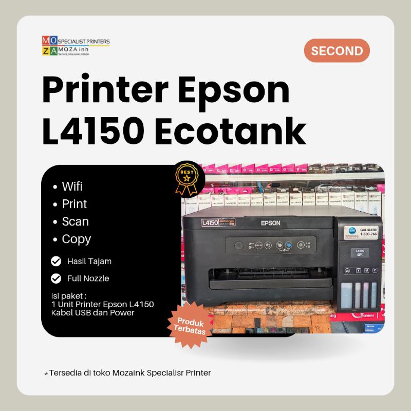 PRINTER SECOND EPSON L4150 SCAN PRINT COPY