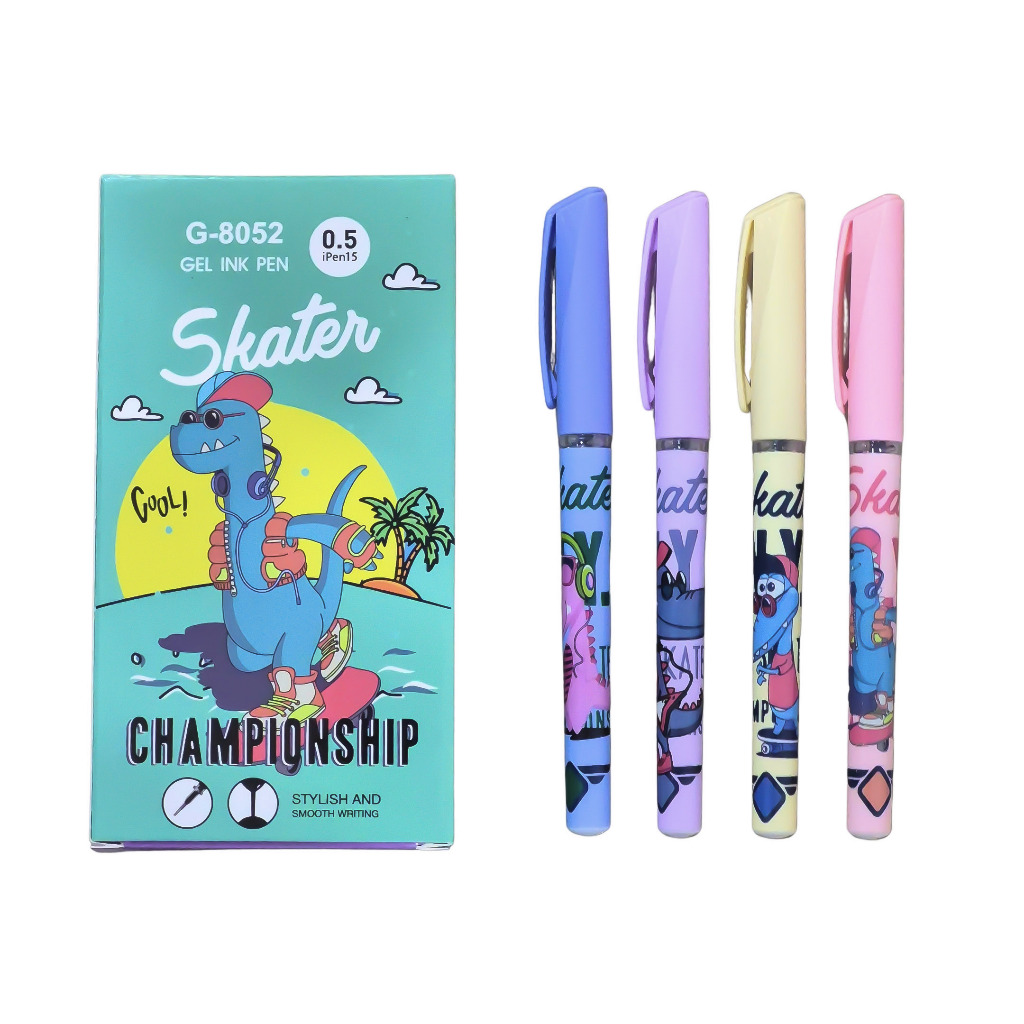 

1 LSN / 12 Pcs Gel Pen Skater G-8052