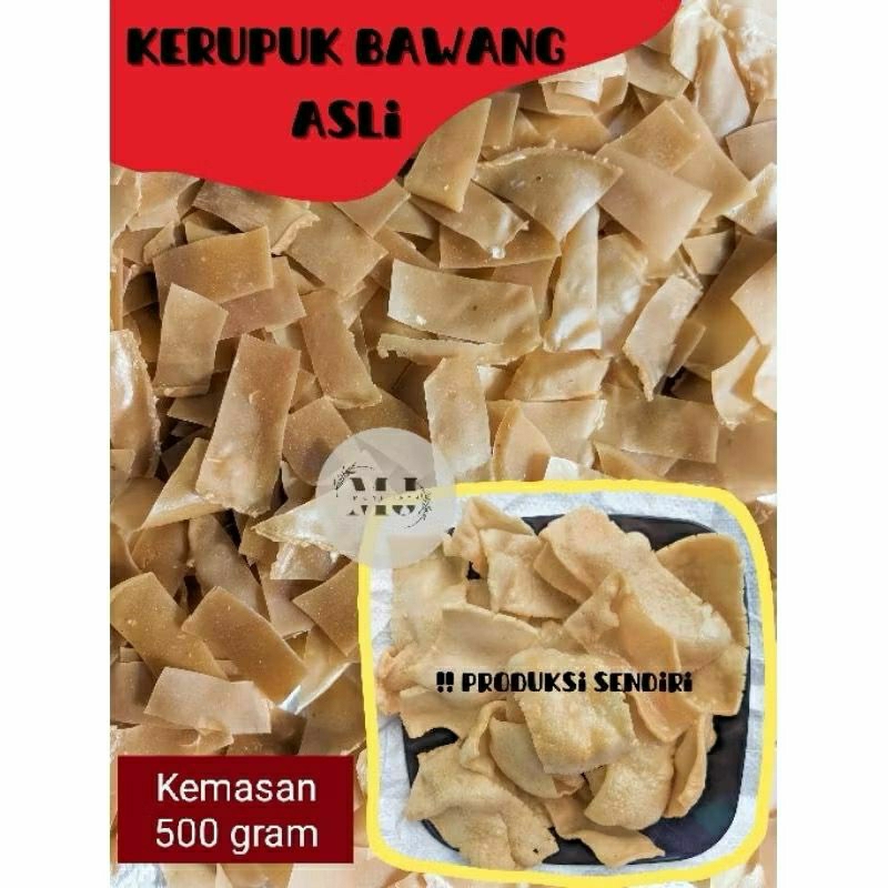 

[500 gram] Kerupuk Bawang / Kerupuk Ketumbar