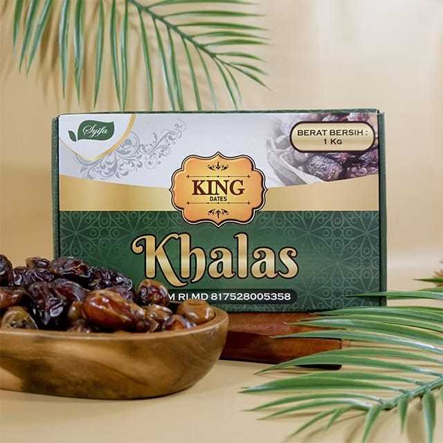 

Kurma Khalas King Dates Khalas 1 Kg dan 500gr Kurma Berkualitas Premium