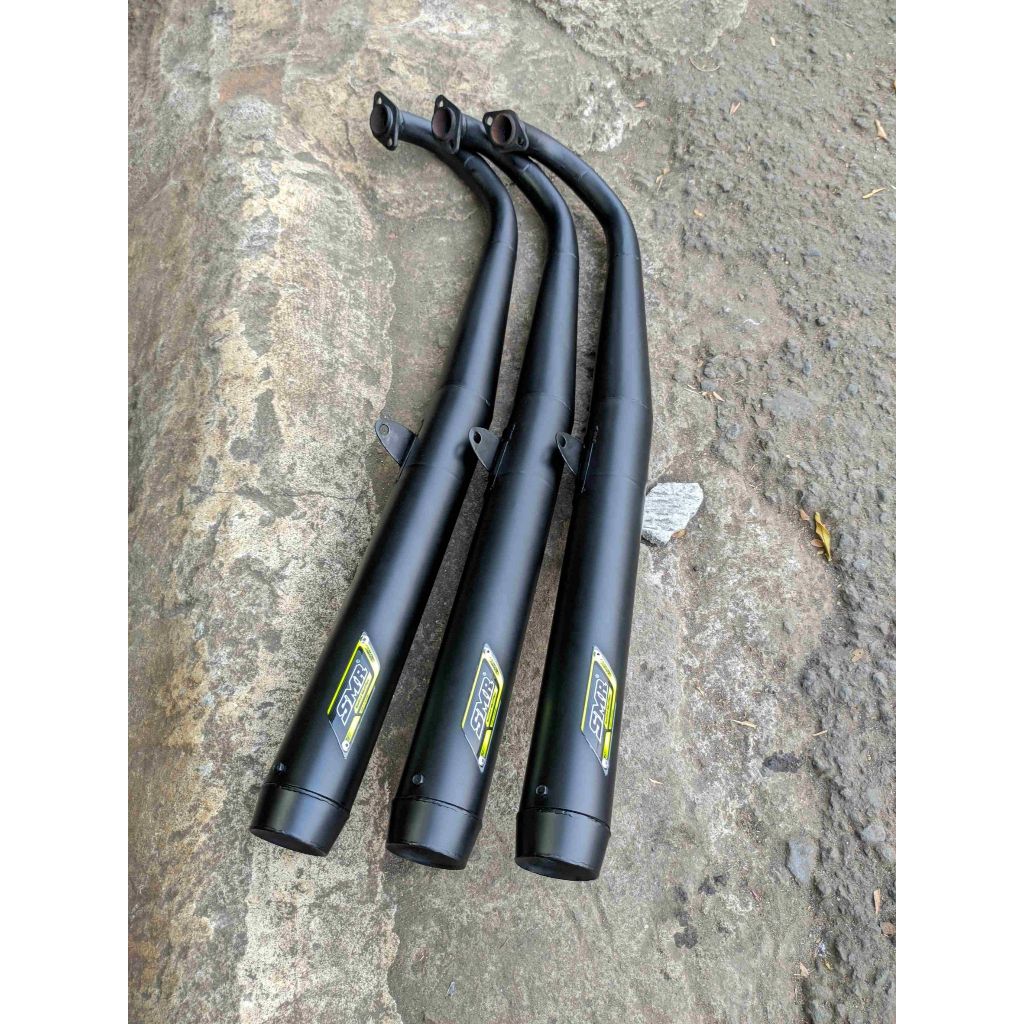 Knalpot SMR RX King Standar Racing - Hitam Doff