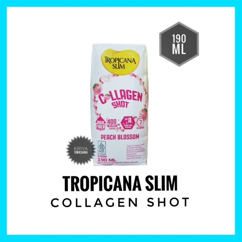 

TROPICANA SLIM COLLAGEN SHOT PEACH BLOSSOM 190 ML